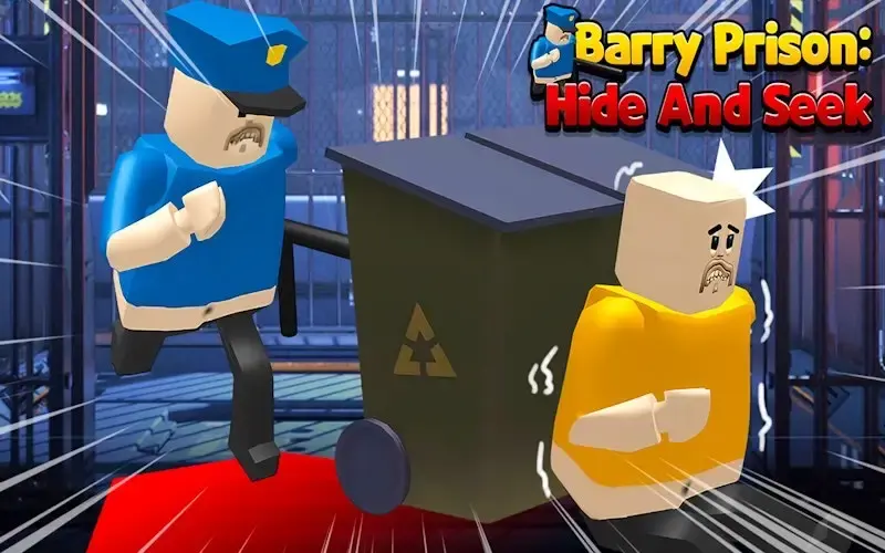 Barry Prison: Hide and Seek browser game thumbnail