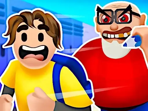 Hide and Escape from Angry Teacher browser game thumbnail